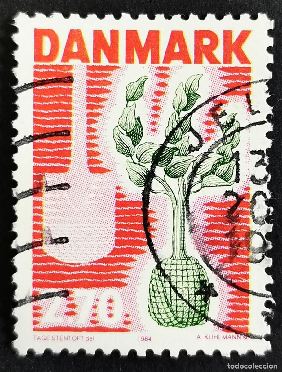 Sellos: Sello Dinamarca 1984, Campa&ntilde;a de plantaci&oacute;n de &aacute;rboles, 2,70 dkr. Michel: DK 799