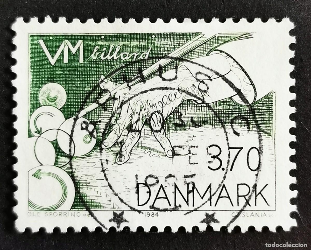 Sellos: Sello Dinamarca 1984, Billar, 3,70 dkr. Michel: DK 800
