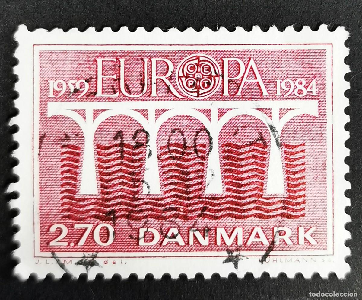 Sellos: Sello Dinamarca 1984, Puente C.E.P.T., 2,70 dkr. Michel: DK 806