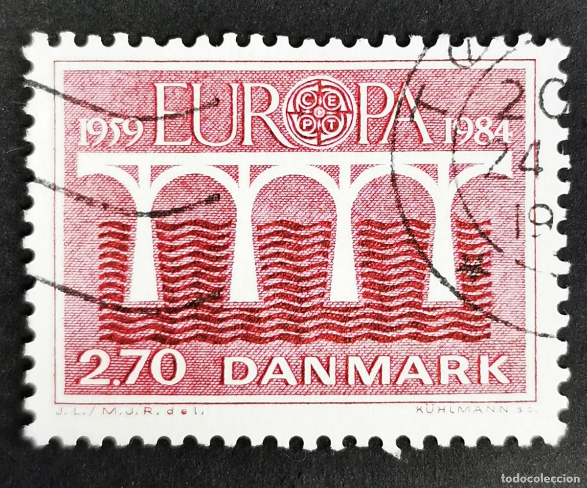 Sellos: Sello Dinamarca 1984, Puente C.E.P.T., 2,70 dkr. Michel: DK 806