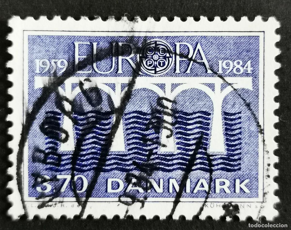 Sellos: Sello Dinamarca 1984, Puente C.E.P.T., 3,70 dkr. Michel: DK 807