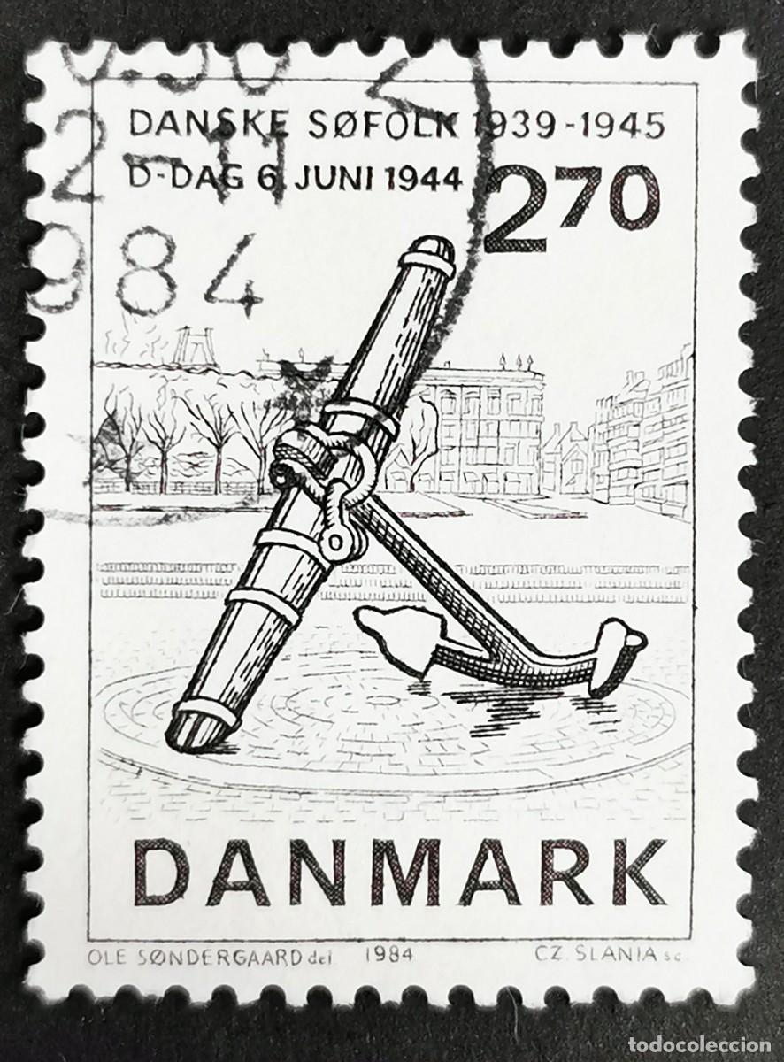 Sellos: Sello Dinamarca 1984, Ancla, 2,70 dkr. Michel: DK 808