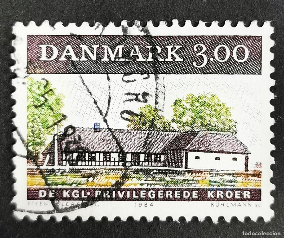 Sellos: Sello Dinamarca 1984, Antigua posada agr&iacute;cola, 3,00 dkr. Michel: DK 810
