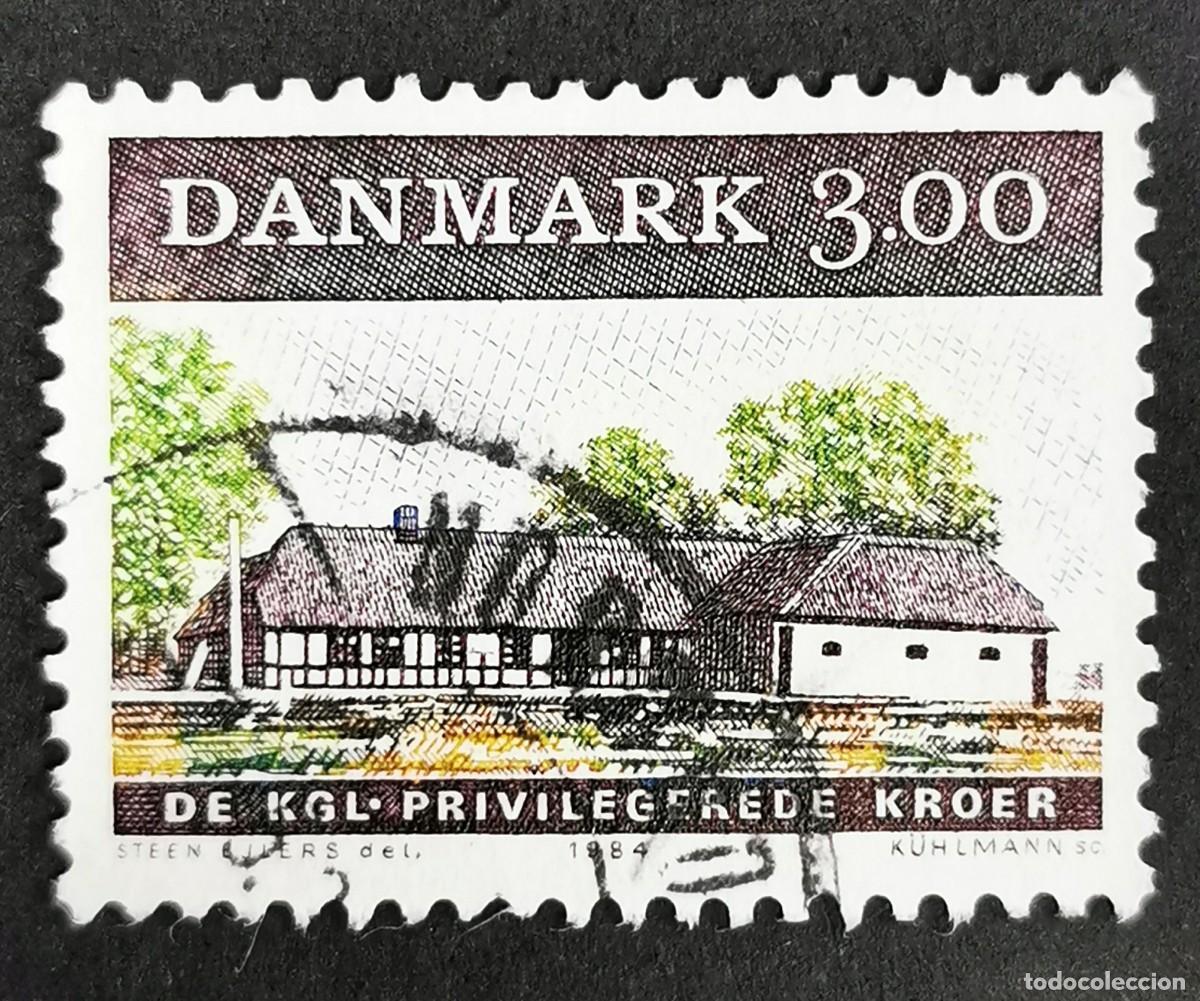 Sellos: Sello Dinamarca 1984, Antigua posada agr&iacute;cola, 3,00 dkr. Michel: DK 810