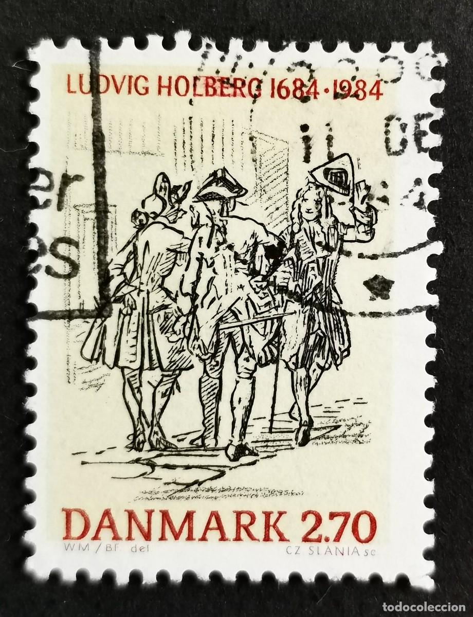 Sellos: Sello Dinamarca 1984, Holberg, Ludwig Hoberg, 2.70 dkr. Michel: DK 817