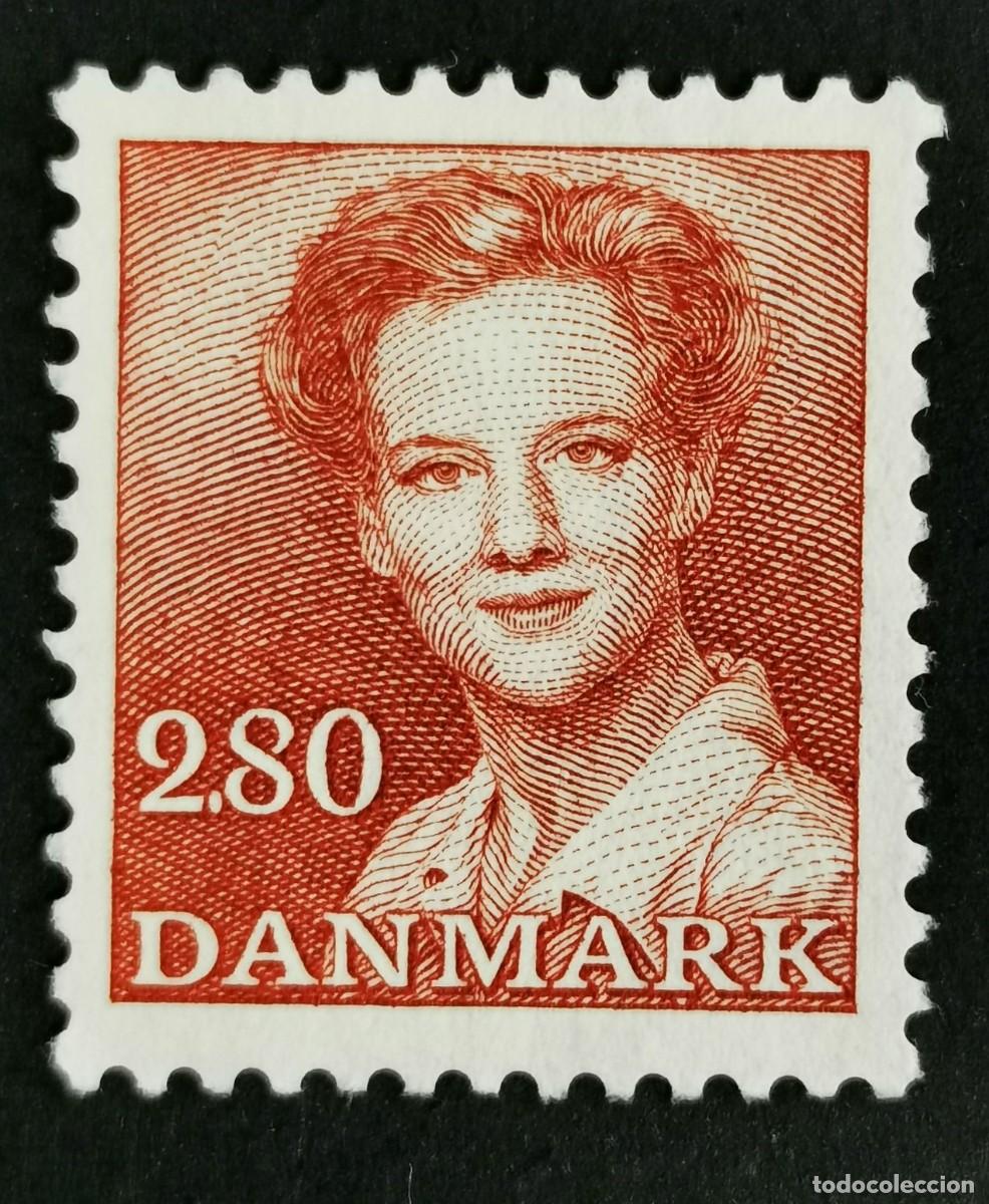 Sellos: Sello Dinamarca 1985, Reina Margarita II, 2,80 dkr. Michel: DK 823