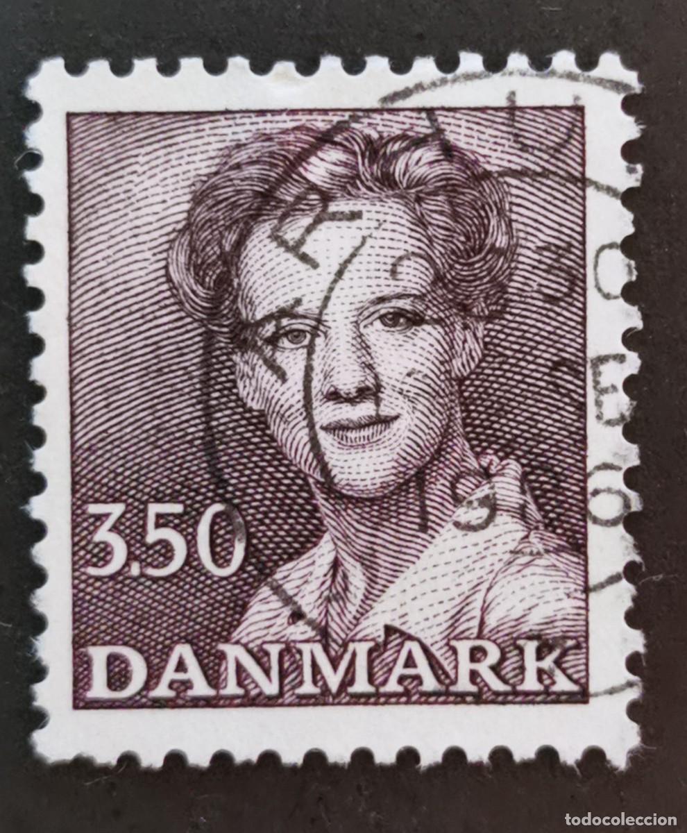 Sellos: Sello Dinamarca 1985, Reina Margarita II, 3,50 dkr. Michel: DK 824