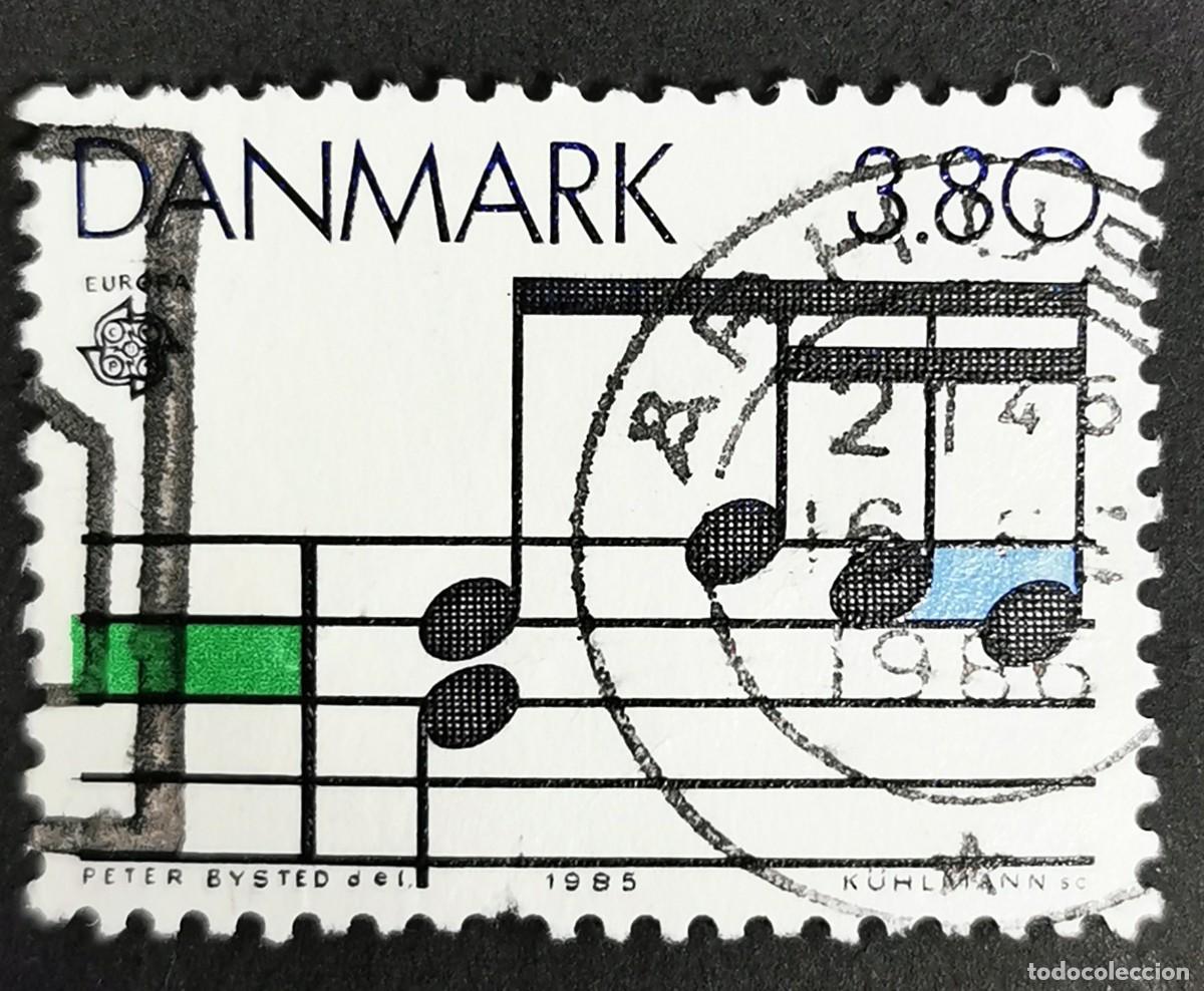 Sellos: Sello Dinamarca 1985, Partitura musical, 3,80 dkr. Michel: DK 836