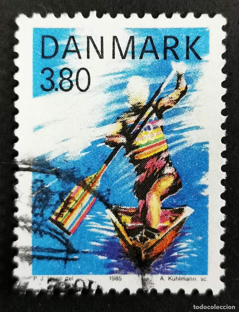 Sellos: Sello Dinamarca 1985, Pirag&uuml;ismo, 3,80 dkr. Michel: DK 843