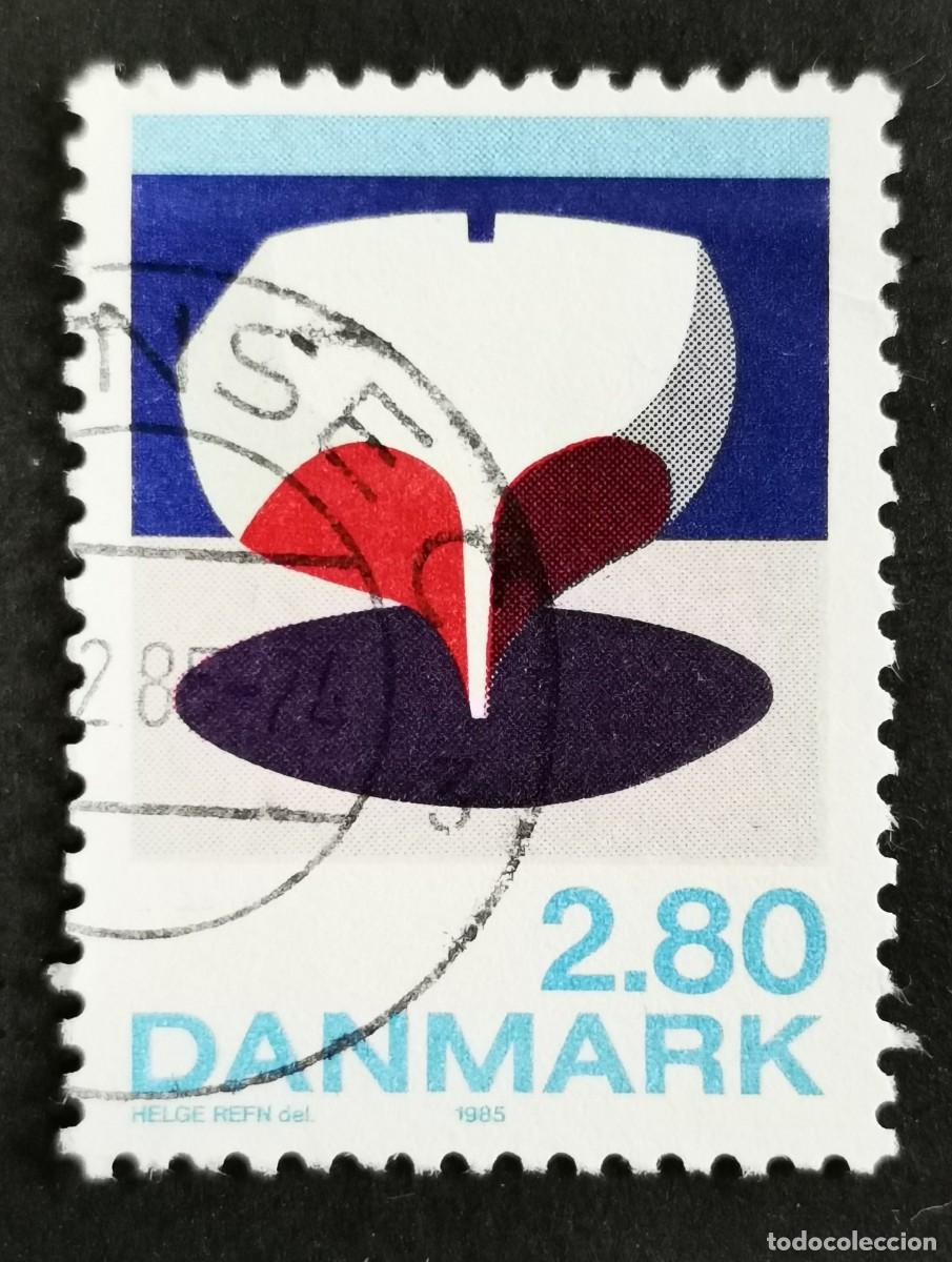 Sellos: Sello Dinamarca 1985, Popa del barco, 2,80 dkr. Michel: DK 851