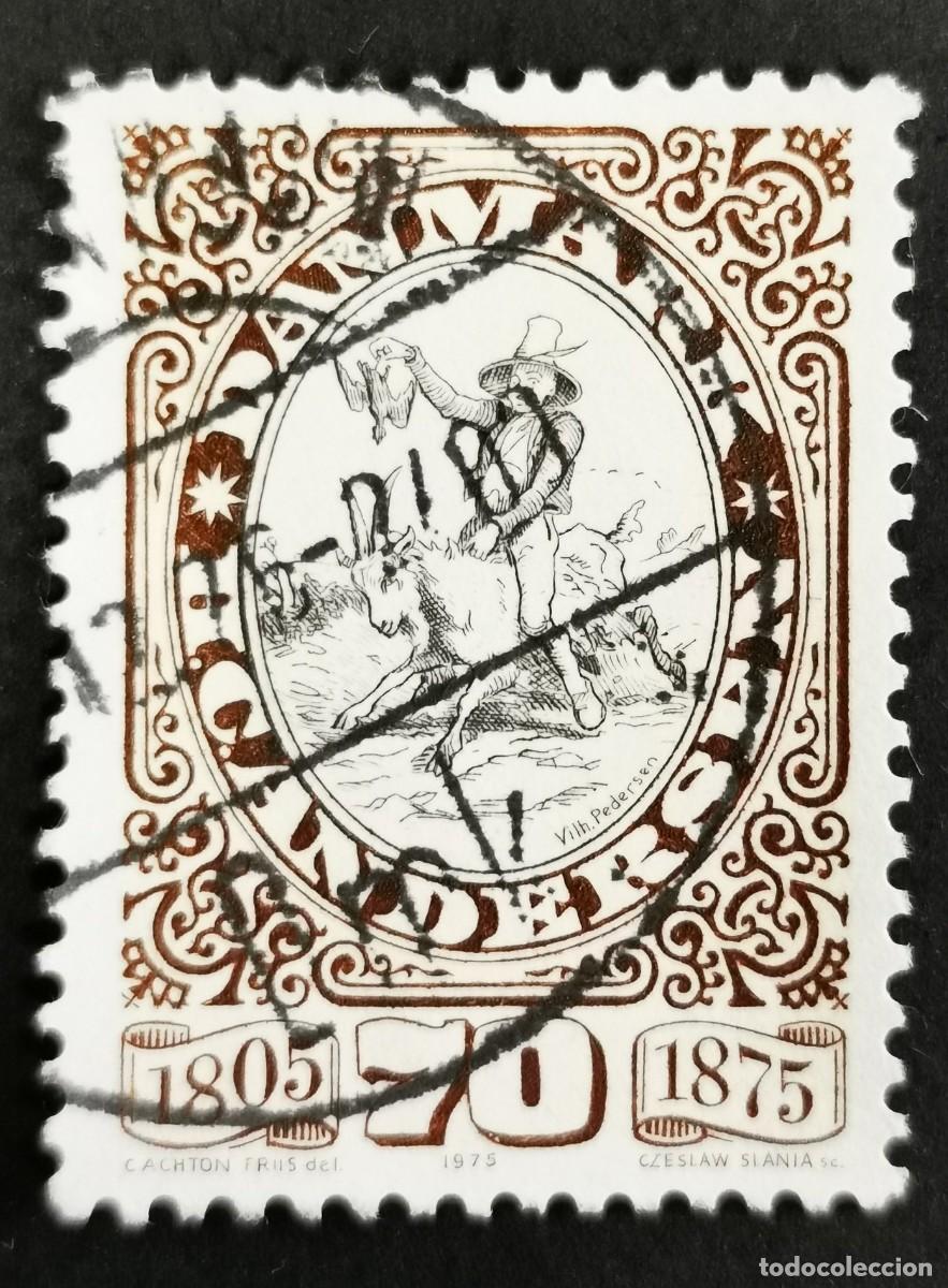 Sellos: Sello Dinamarca 1975, &rdquo;Numskull Jack&rdquo;, V. Pedersen, 70 &oslash;re. Michel: DK 595
