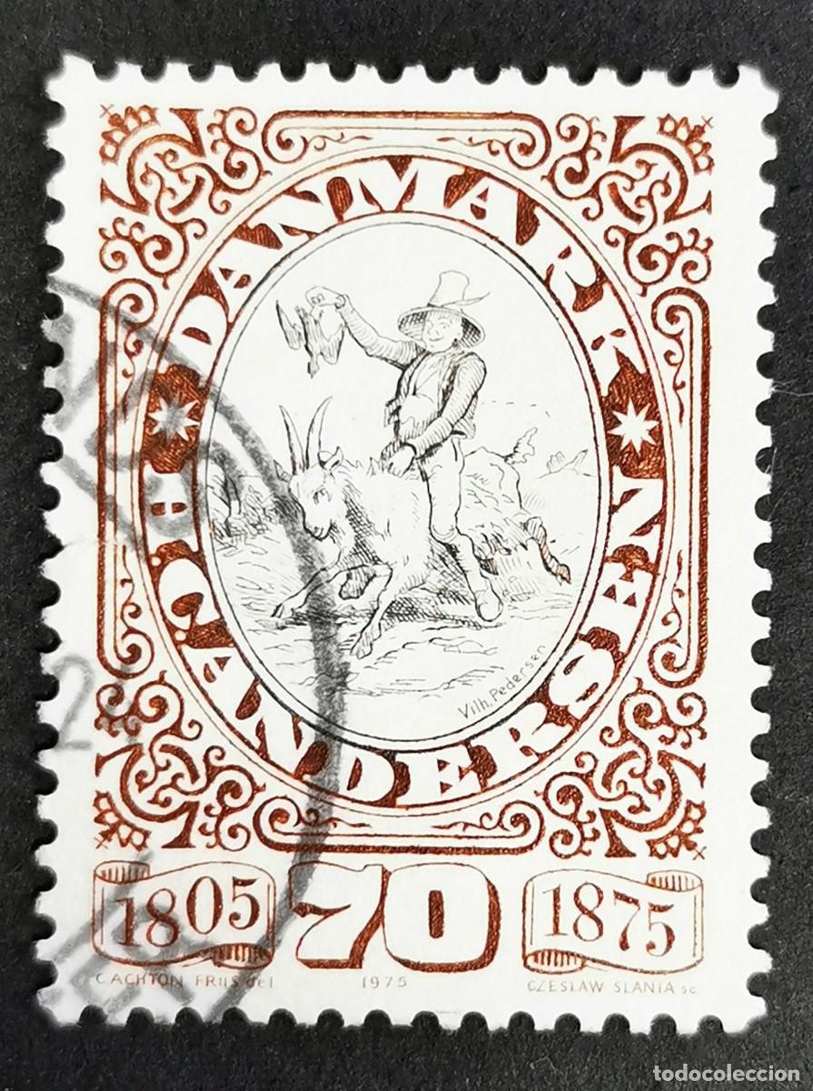 Sellos: Sello Dinamarca 1975, &rdquo;Numskull Jack&rdquo;, V. Pedersen, 70 &oslash;re. Michel: DK 595
