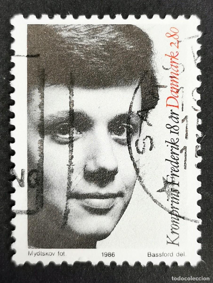Sellos: Sello Dinamarca 1986, Pr&iacute;ncipe Federico, 2,80 dkr. Michel: DK 867