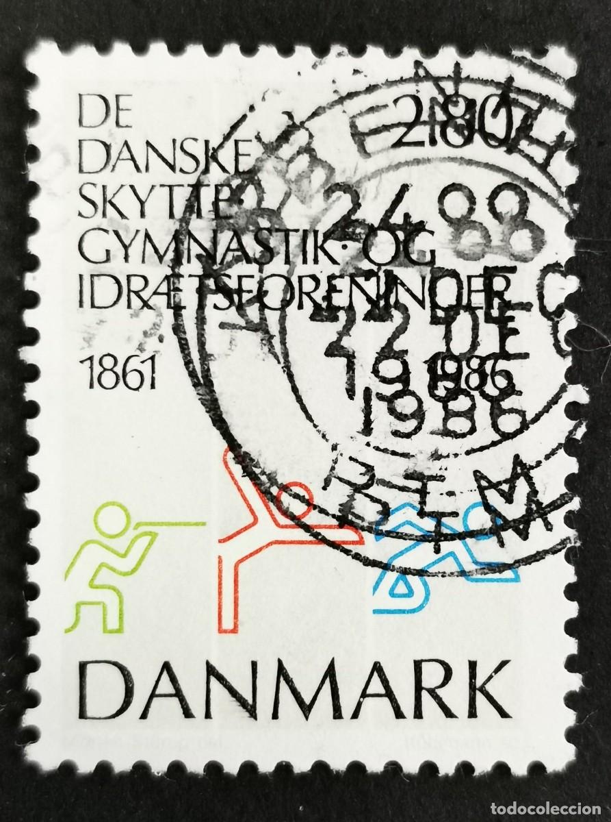 Sellos: Sello Dinamarca 1986, Pictogramas deportivos, 2,80 dkr. Michel: DK 871