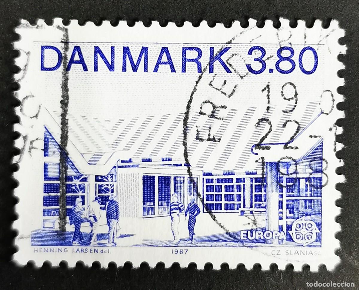 Sellos: Sello Dinamarca 1987, C.E.P.T. - Arquitectura Moderna, 3,80 dkr. Michel: DK 896
