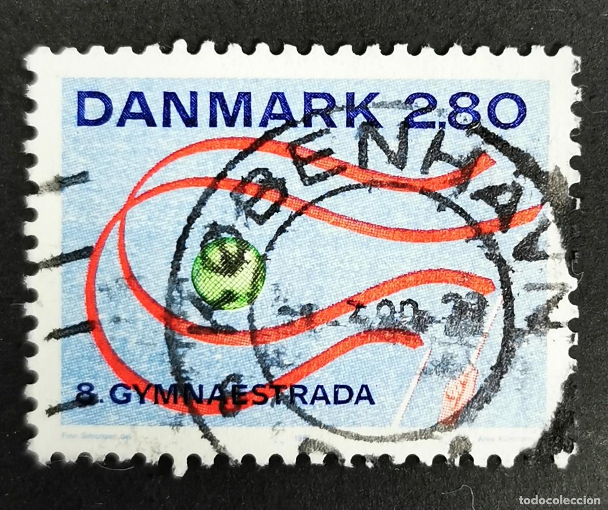 Sellos: Sello Dinamarca 1987, Espect&aacute;culo Mundial de Gimnasia, 2,80 dkr. Michel: DK 897