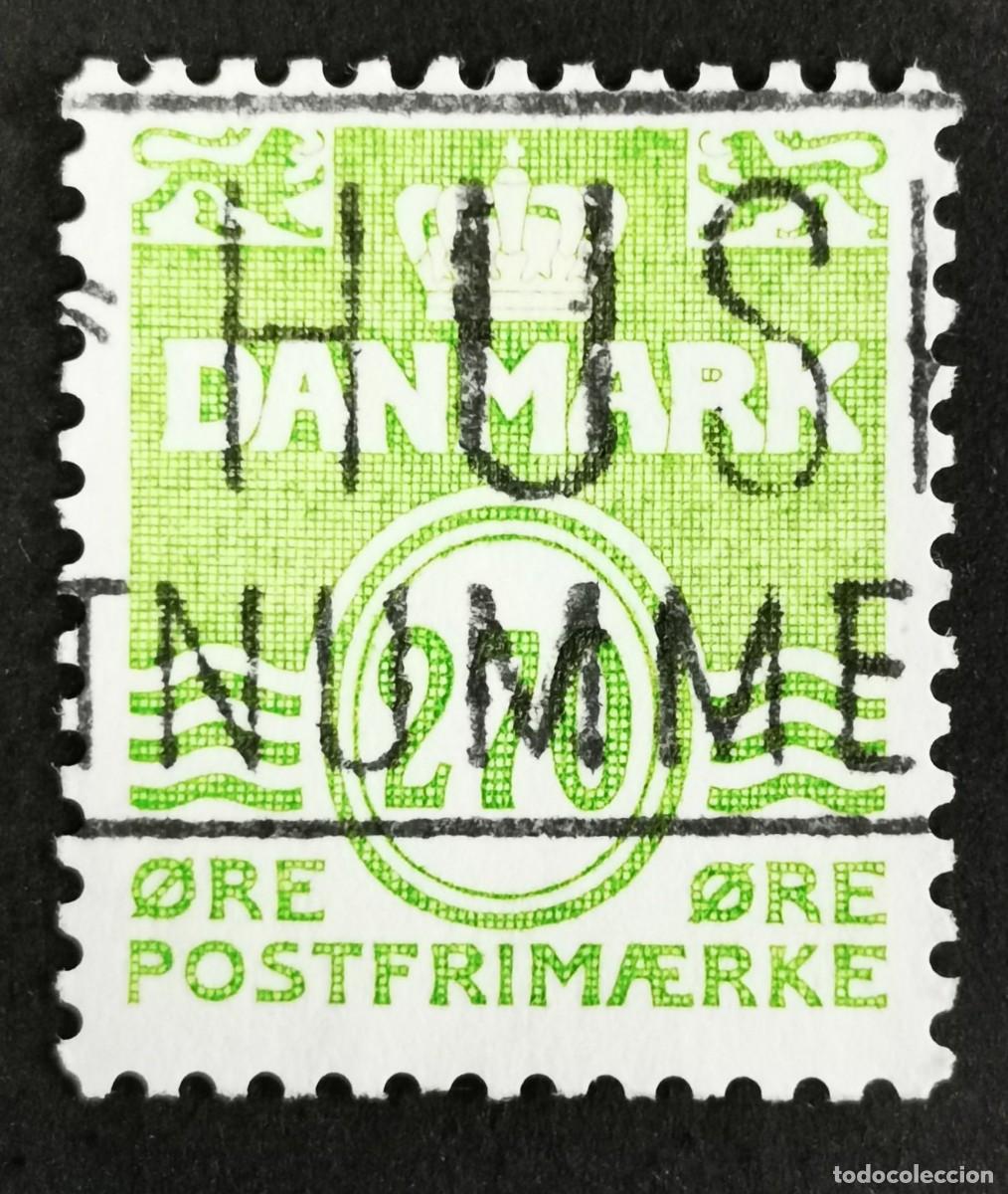 Sellos: Sello Dinamarca 1988, Figura tipo 'onda', 270 &oslash;re. Michel: DK 905