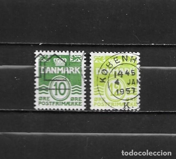 Sellos: Dinamarca, 1950-1952, serie general, usados, yvert 336A - 336B