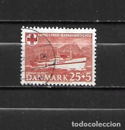 Sellos: Dinamarca, 1951, Pro Cruz Roja, usado, yvert 343