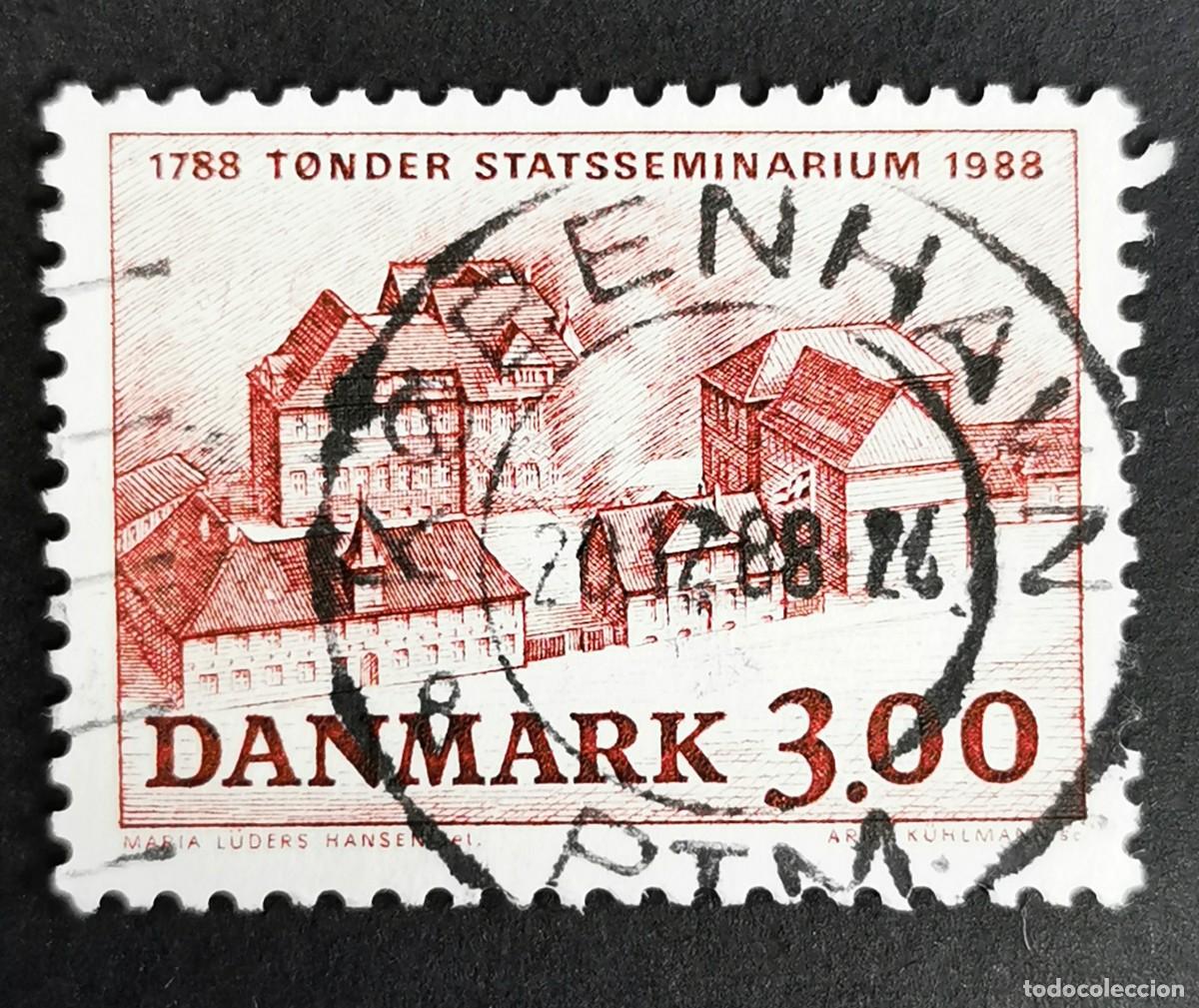 Sellos: Sello Dinamarca 1988, Escuela de Formaci&oacute;n de Profesores de Tonder, 3.00 dkr.. Michel: DK 927