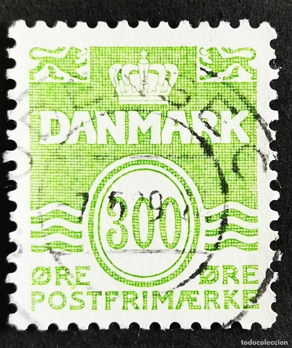 Sellos: Sello Dinamarca 1989, Figura tipo 'onda', 300 &oslash;re.. Michel: DK 934