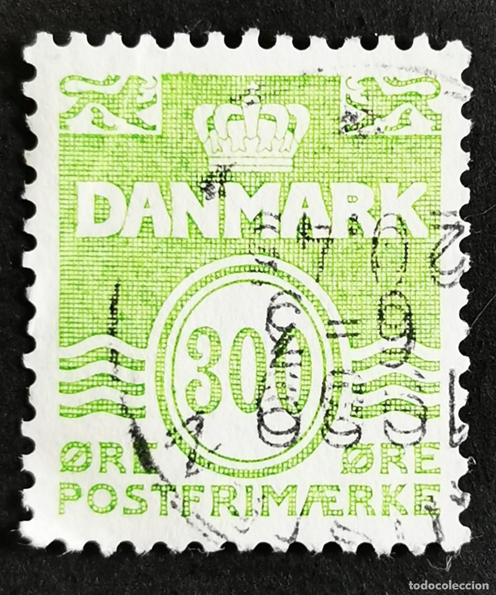 Sellos: Sello Dinamarca 1989, Figura tipo 'onda', 300 &oslash;re.. Michel: DK 934