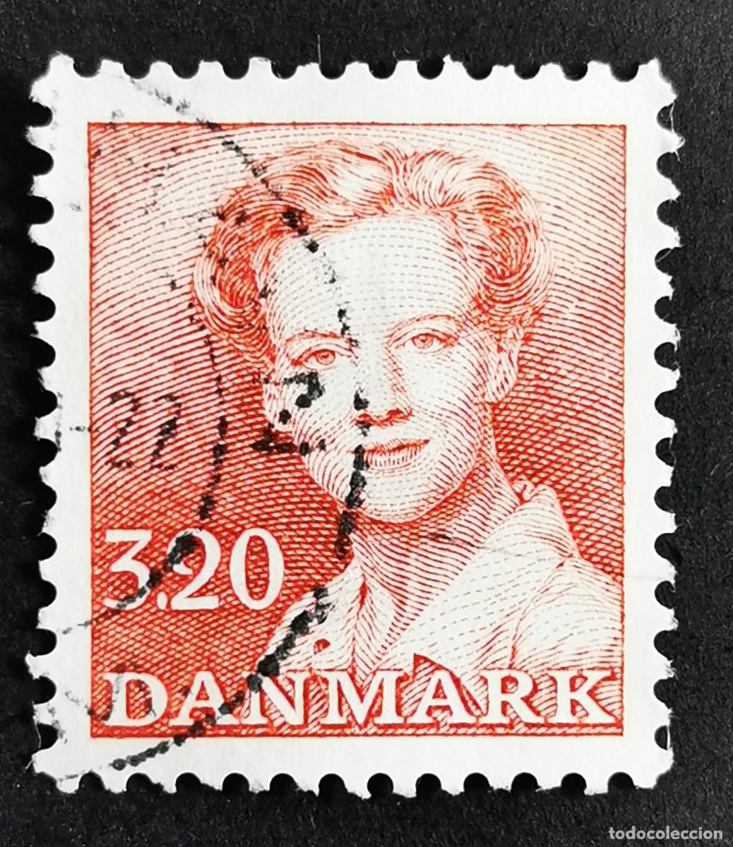 Sellos: Sello Dinamarca 1989, Reina Margarita II, 3,20 dkr. Michel: DK 935