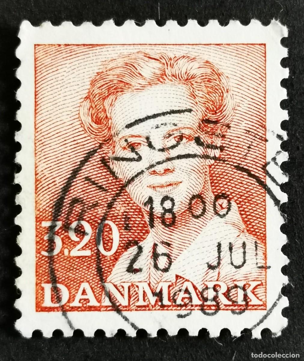 Sellos: Sello Dinamarca 1989, Reina Margarita II, 3,20 dkr. Michel: DK 935