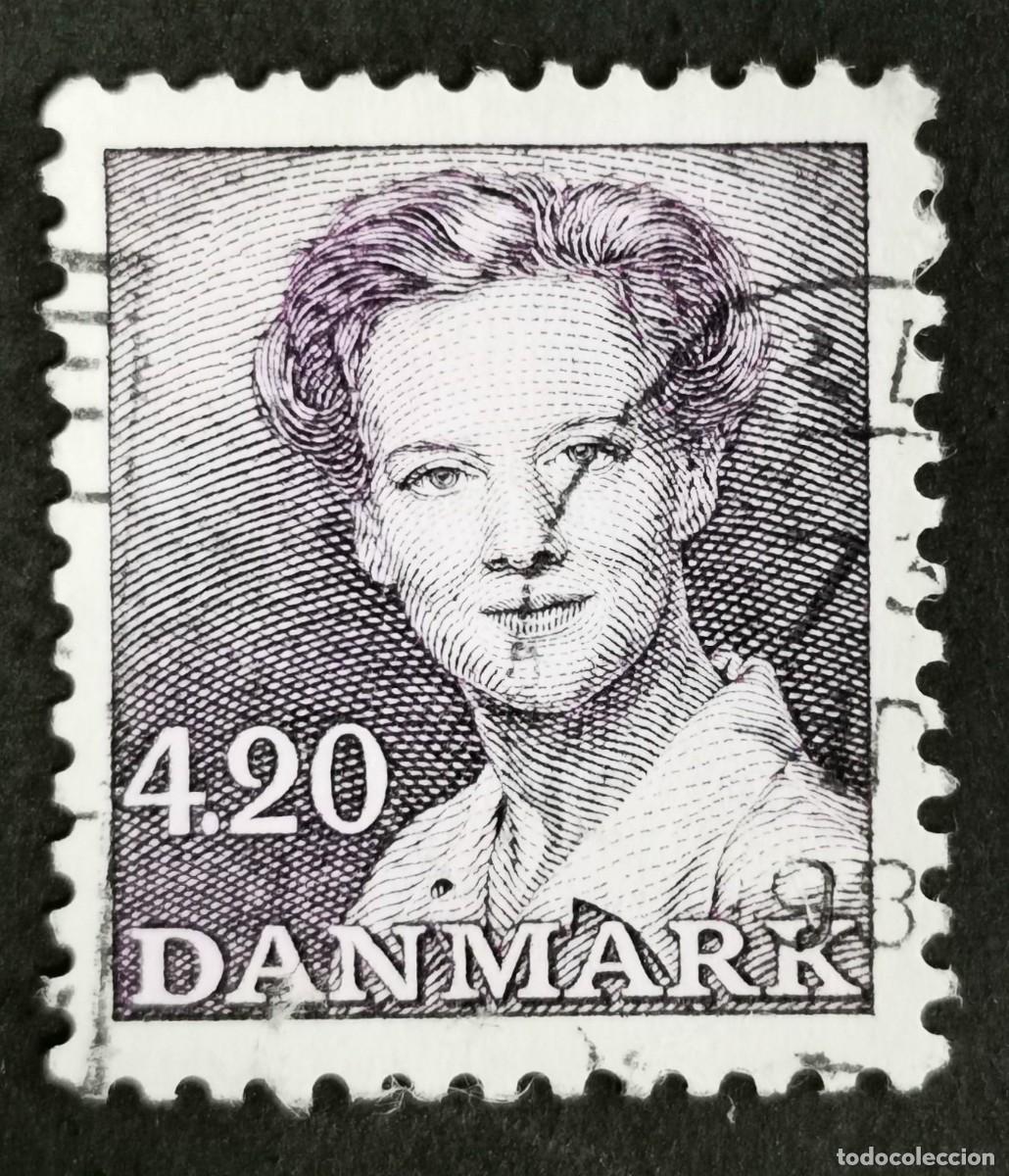 Sellos: Sello Dinamarca 1989, Reina Margarita II, 4,20 dkr. Michel: DK 937