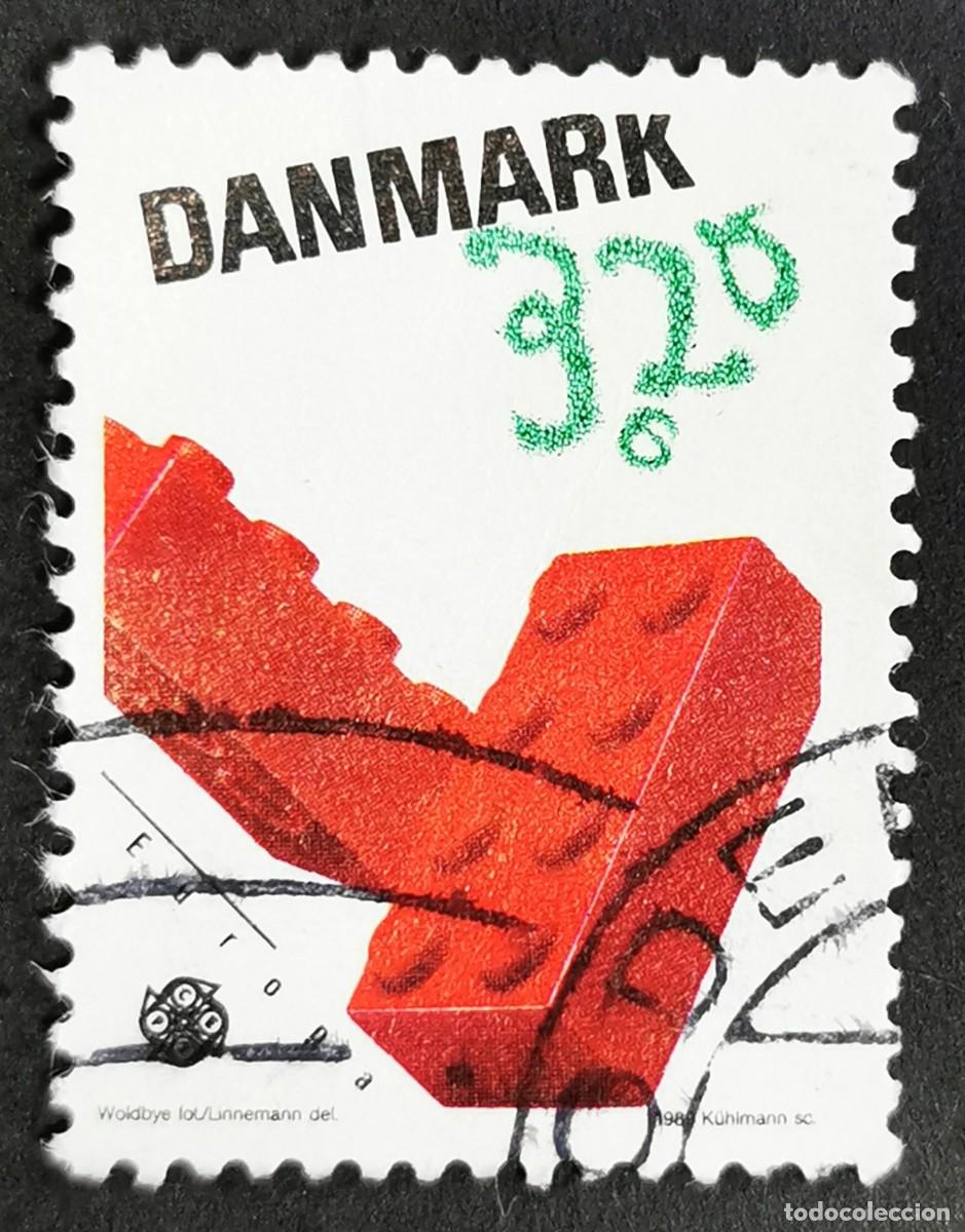 Sellos: Sello Dinamarca 1989, Ladrillos de Lego, 3,20 dkr. Michel: DK 950