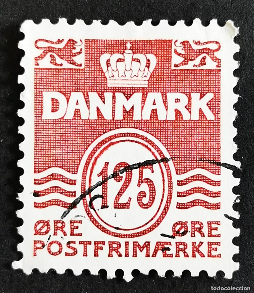 Sellos: Sello Dinamarca 1990, Figura tipo 'onda', 125 &oslash;re. Michel: DK 964
