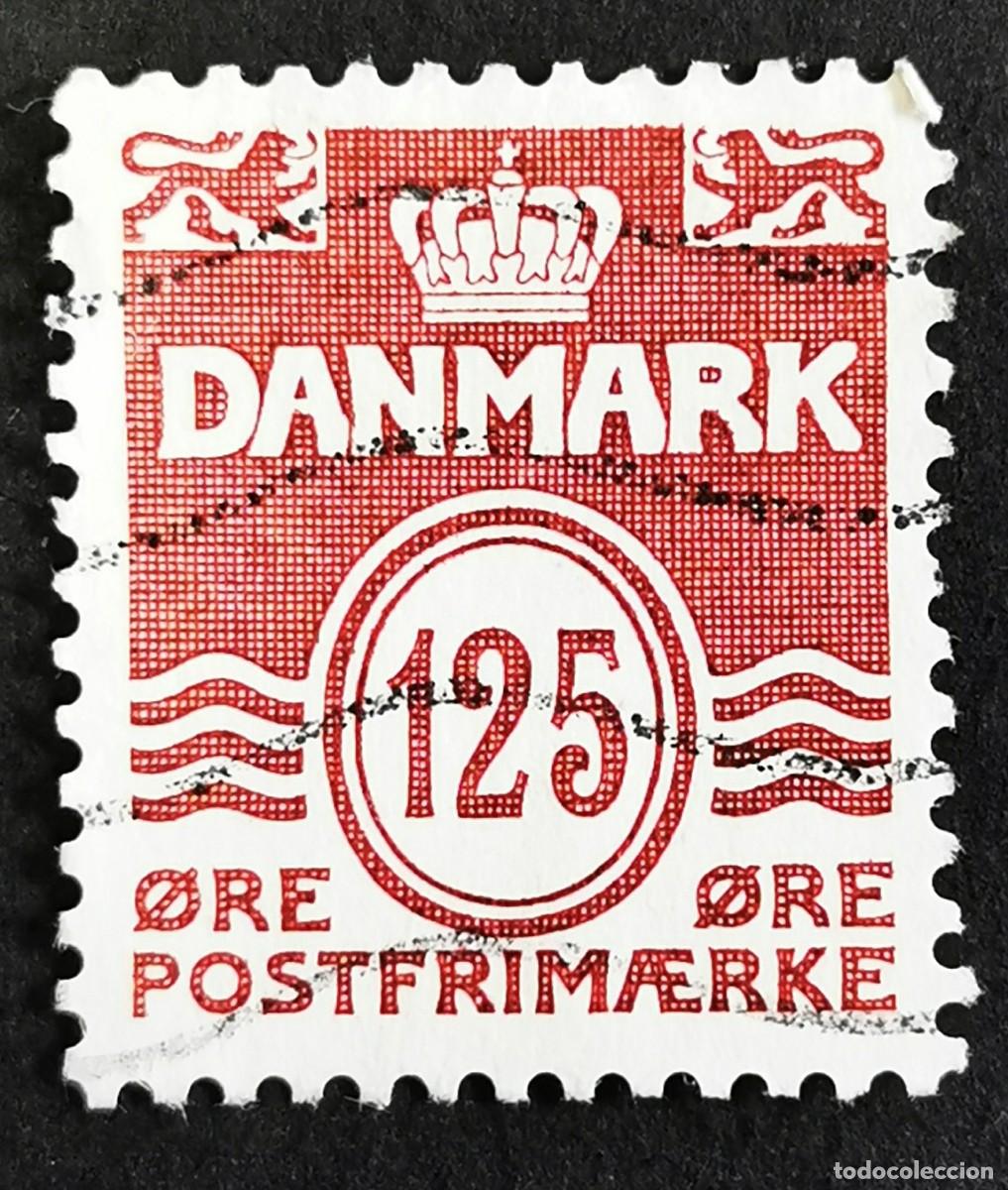 Sellos: Sello Dinamarca 1990, Figura tipo 'onda', 125 &oslash;re. Michel: DK 964