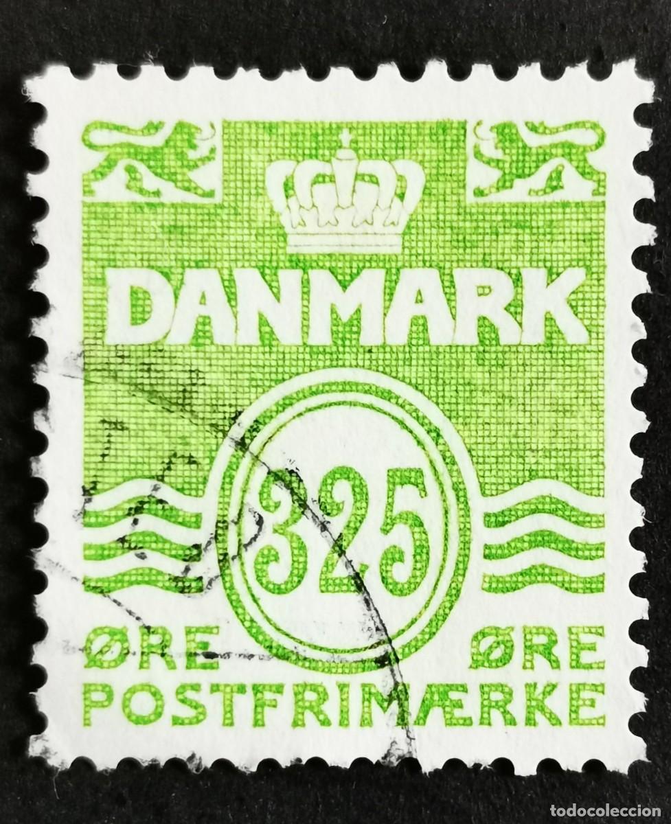 Sellos: Sello Dinamarca 1990, Figura tipo 'onda', 325 &oslash;re. Michel: DK 965