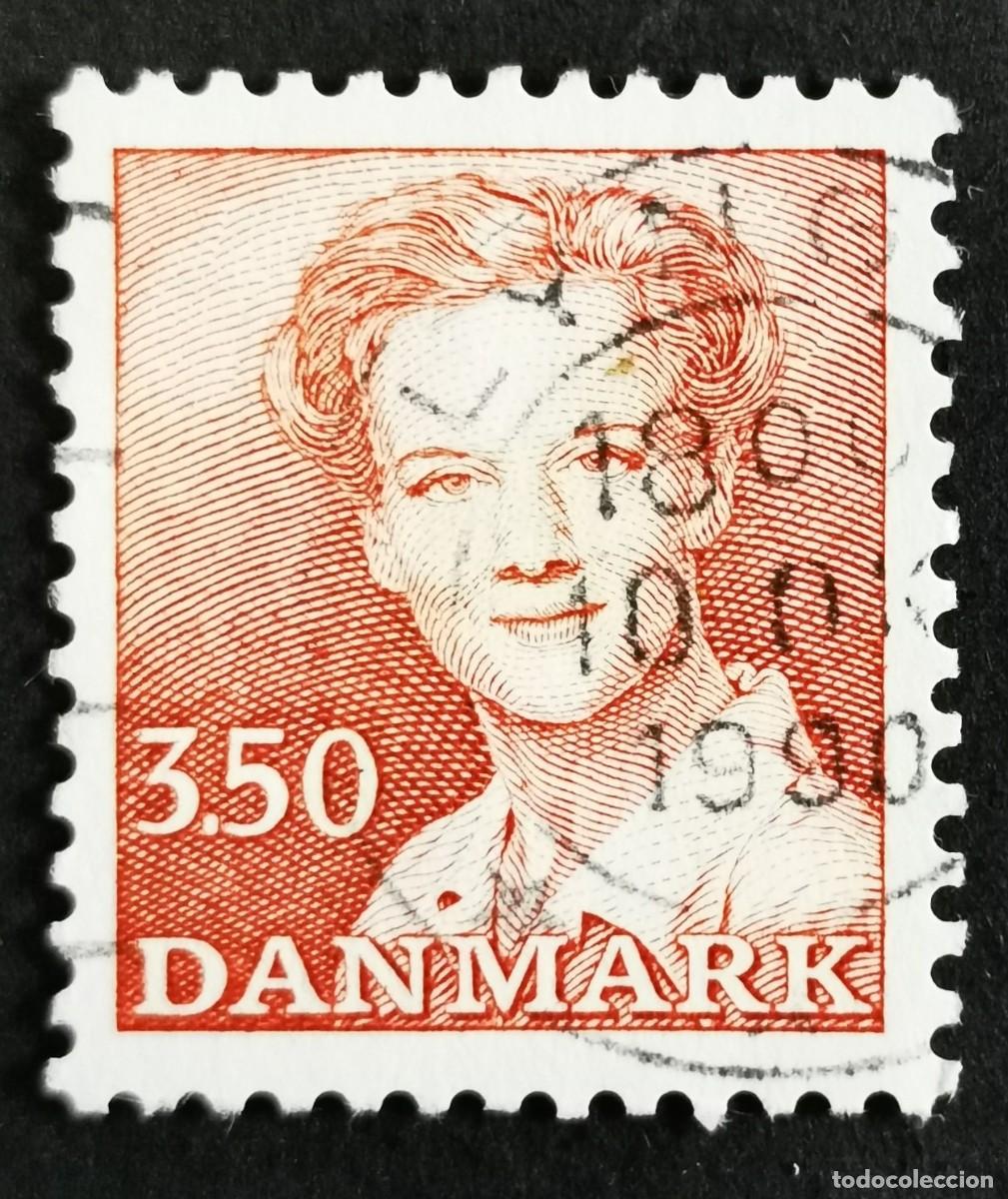Sellos: Sello Dinamarca 1990, Reina Margarita II, 3,50 dkr. Michel: DK 966