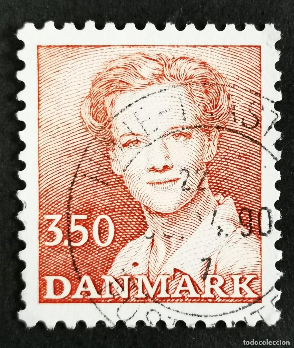 Sellos: Sello Dinamarca 1990, Reina Margarita II, 3,50 dkr. Michel: DK 966