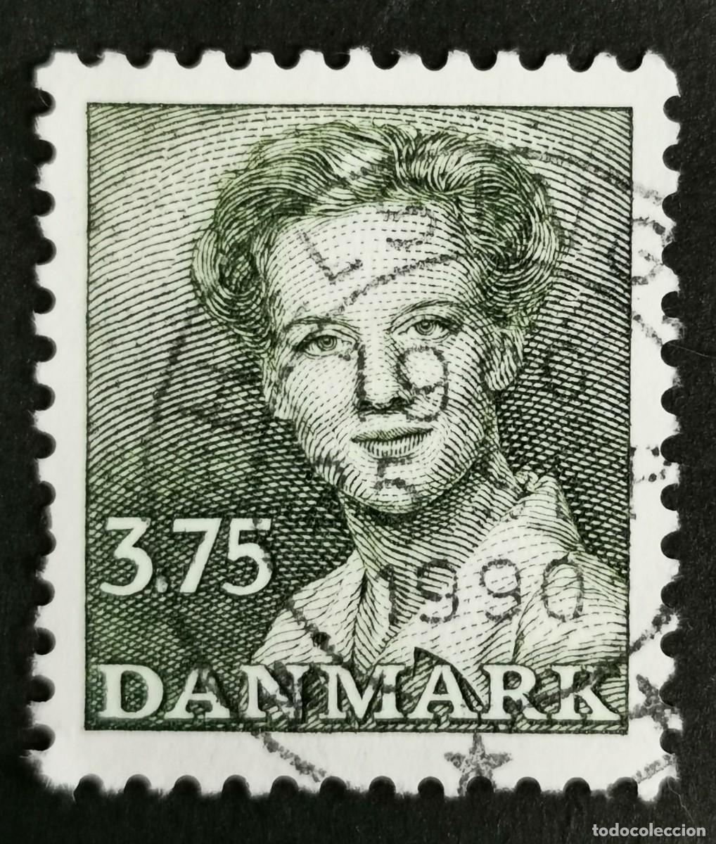 Selos: Sello Dinamarca 1990, Reina Margarita II, 3,75 dkr. Michel: DK 967