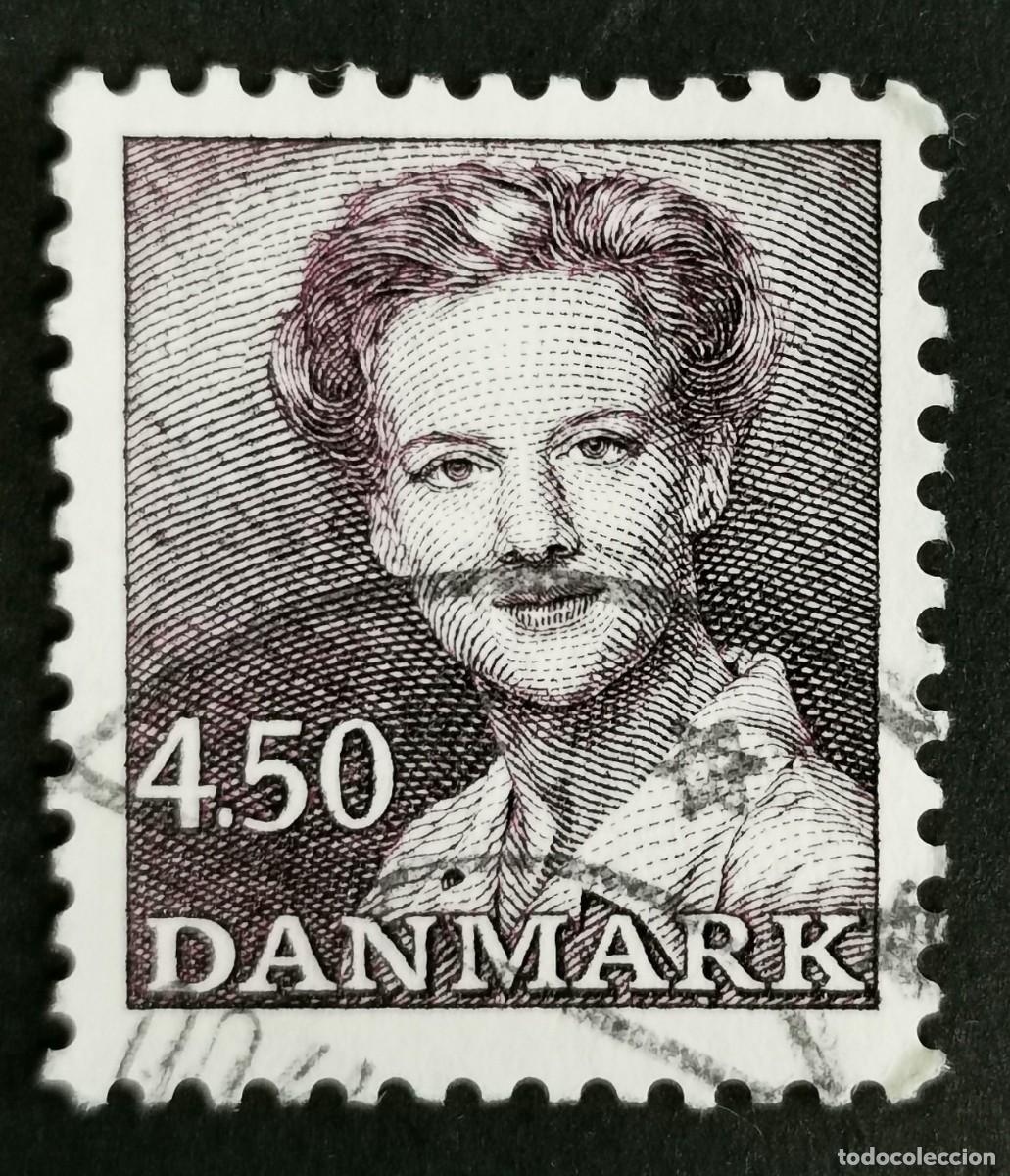 Sellos: Sello Dinamarca 1990, Reina Margarita II, 4,50 dkr. Michel: DK 968