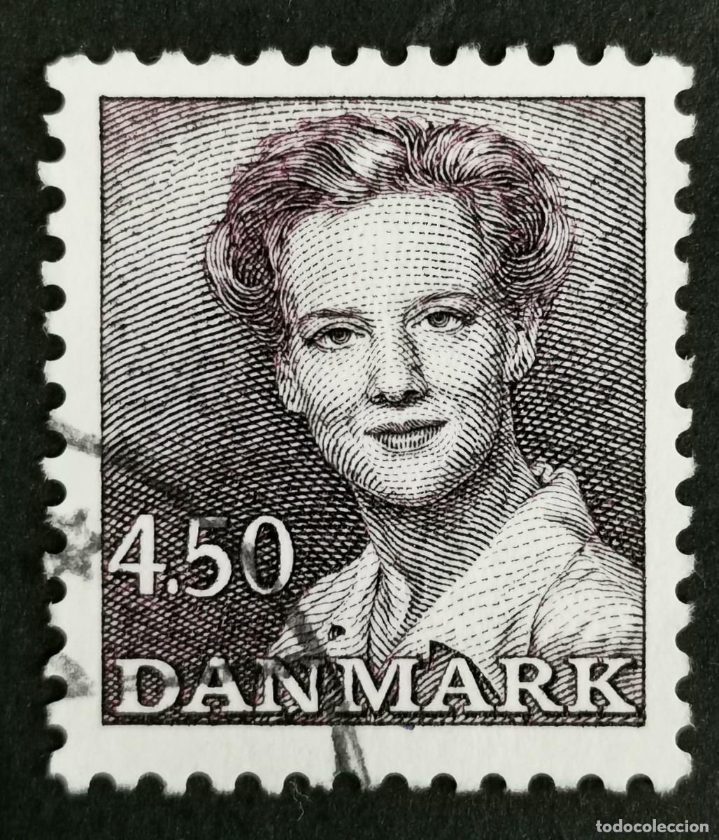 Sellos: Sello Dinamarca 1990, Reina Margarita II, 4,50 dkr. Michel: DK 968