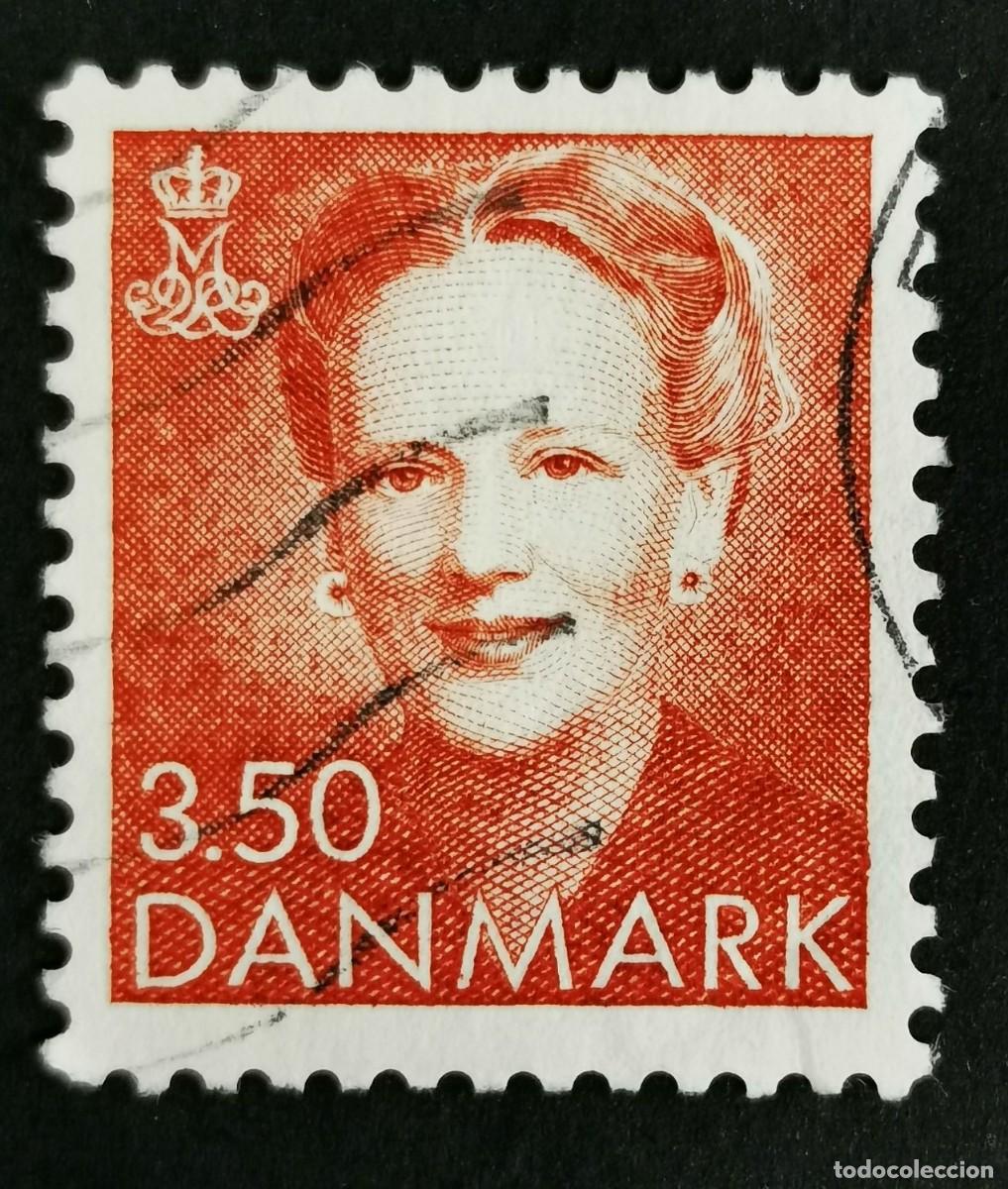 Sellos: Sello Dinamarca 1990, Reina Margarita II, 3,50 dkr. Michel: DK 973