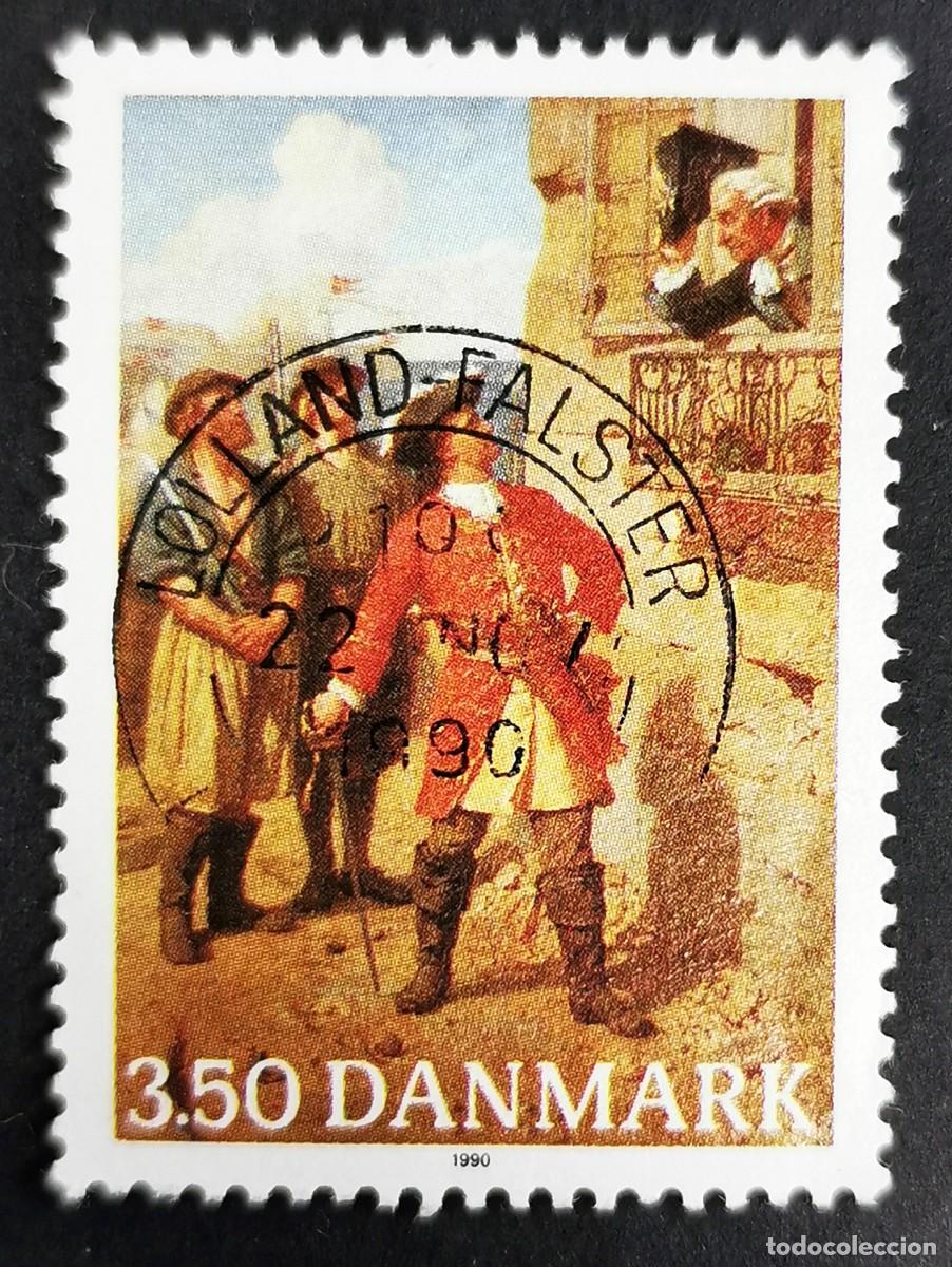 Sellos: Sello Dinamarca 1990, &rdquo;Tordenskj&ouml;ld y comandante Karlsten&rdquo; Otto Bache, 3,50 dkr. Michel: DK 990