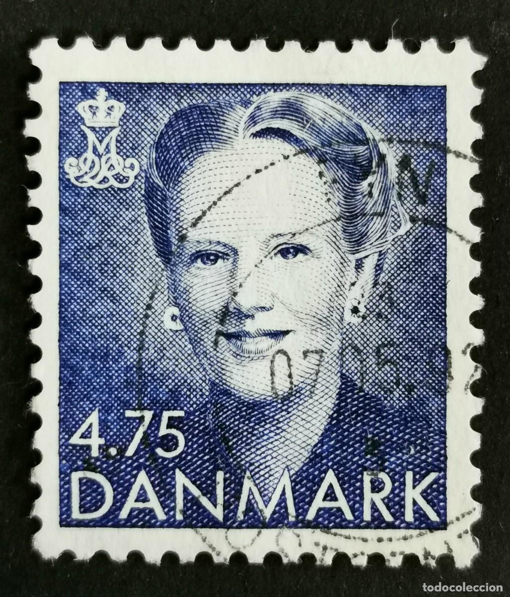 Sellos: Sello Dinamarca 1991, Reina Margarita II, 4,75 dkr. Michel: DK 995