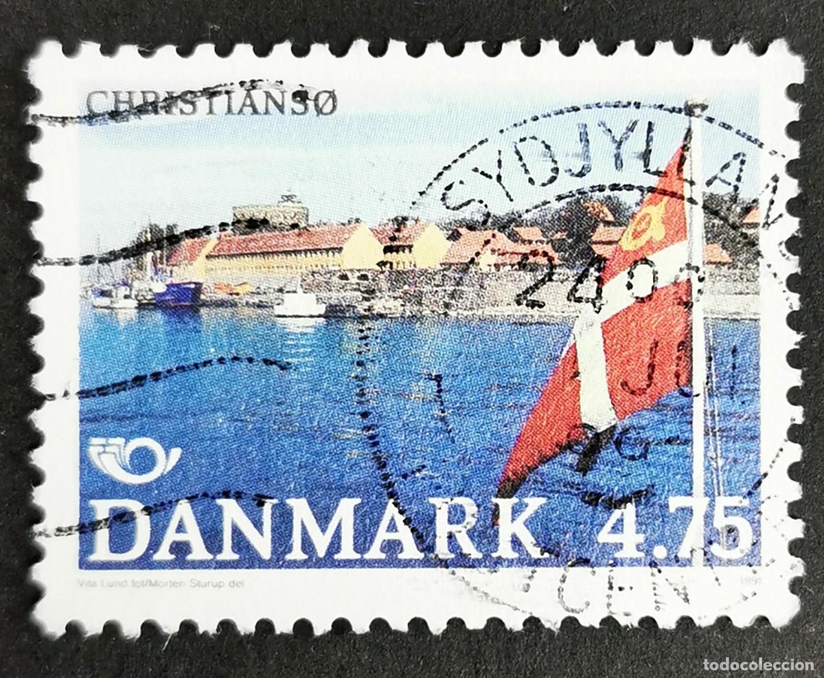Sellos: Sello Dinamarca 1991, Entrada del puerto en la isla Christianso, 4.75 dkr. Michel: DK 1004