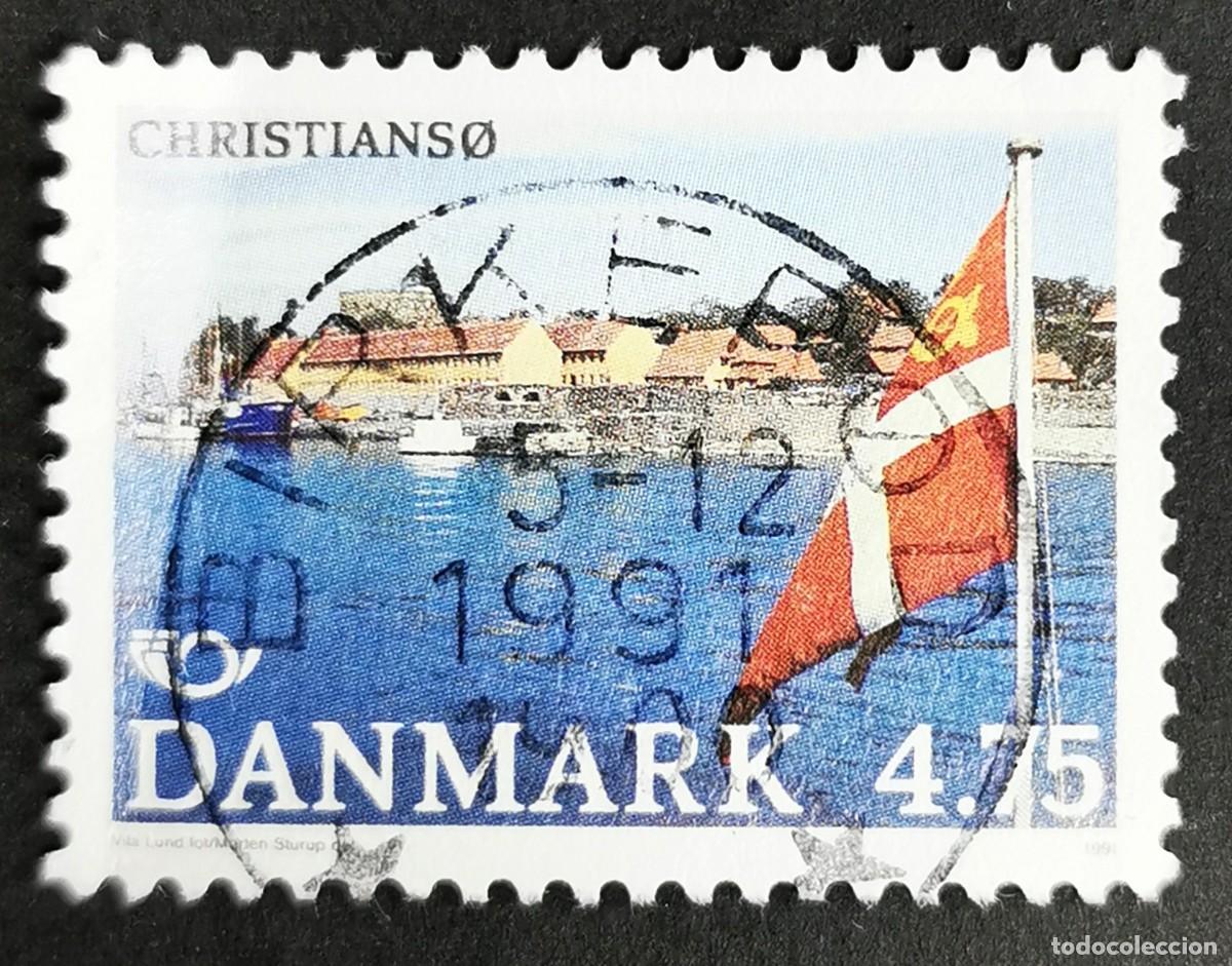 Sellos: Sello Dinamarca 1991, Entrada del puerto en la isla Christianso, 4.75 dkr. Michel: DK 1004