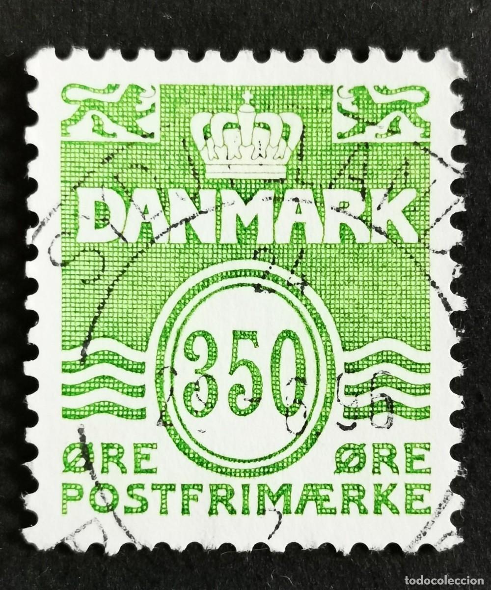 Sellos: Sello Dinamarca 1992, Figura tipo 'onda', 350 &oslash;re. Michel: DK 1027
