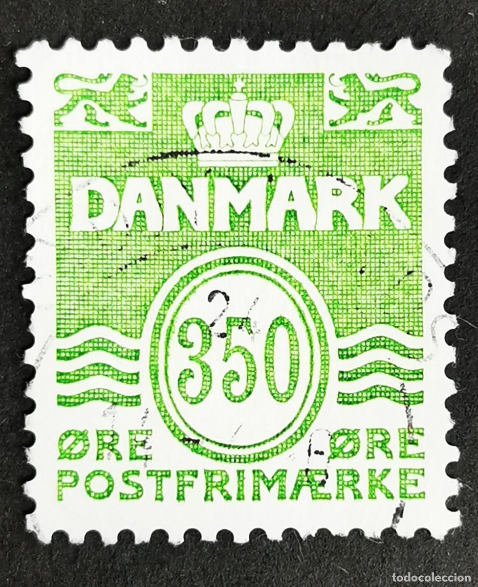 Sellos: Sello Dinamarca 1992, Figura tipo 'onda', 350 &oslash;re. Michel: DK 1027