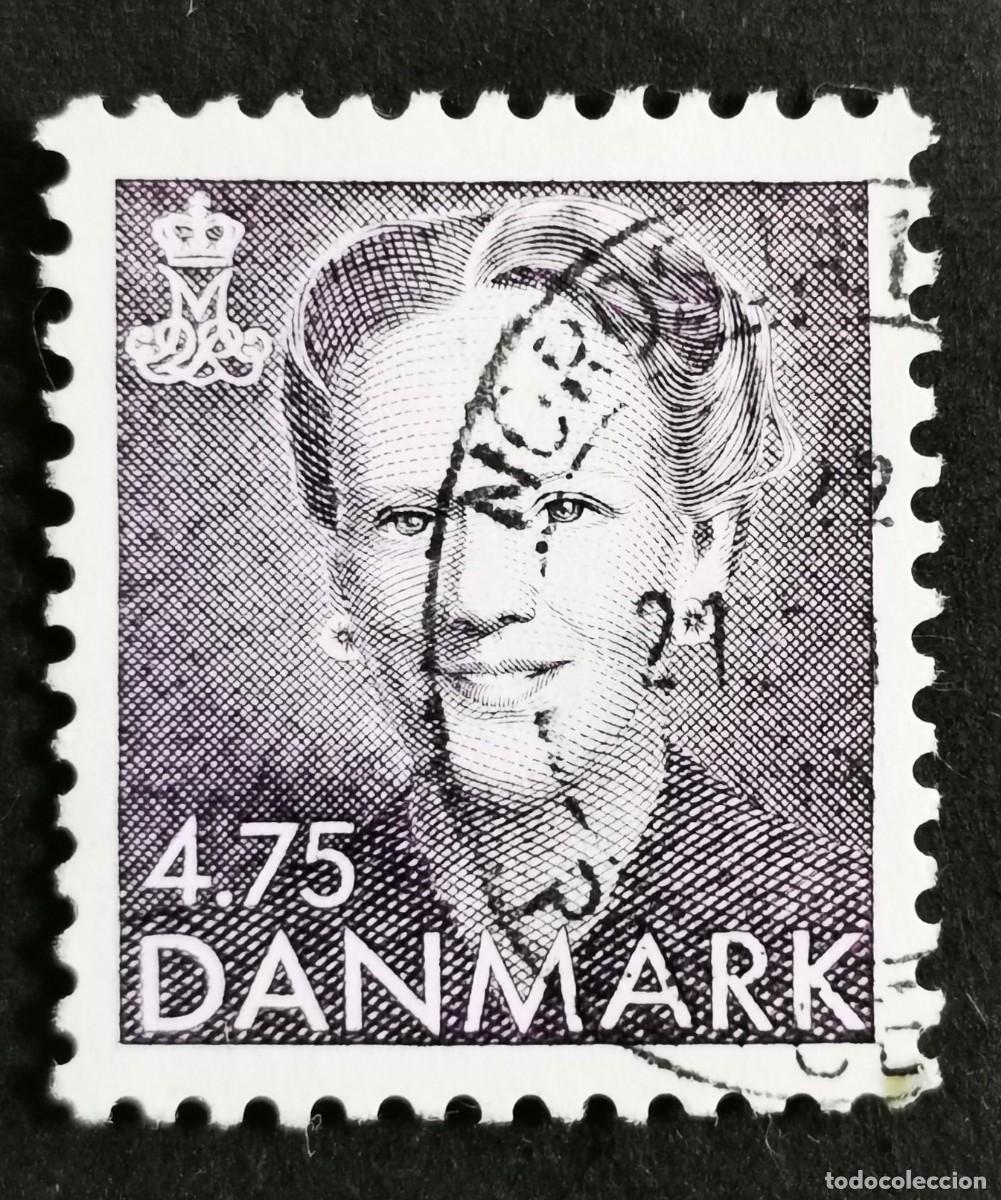 Sellos: Sello Dinamarca 1992, Reina Margarita II, 4,75 dkr. . Michel: DK 1029