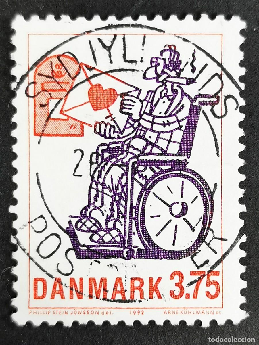 Sellos: Sello Dinamarca 1992, &rdquo;Carta de amor&rdquo;, 3.75 dkr. Michel: DK 1040