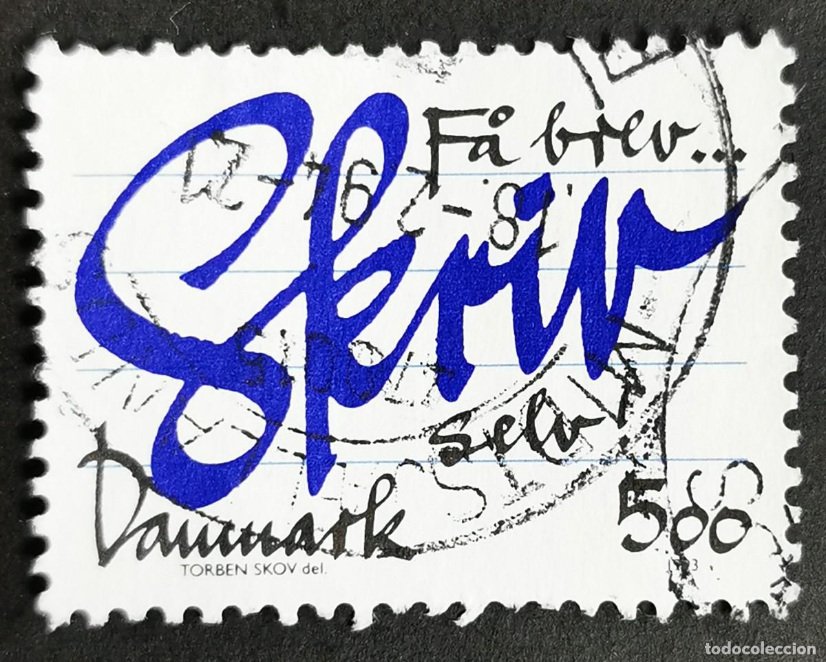 Sellos: Sello Dinamarca 1993, &rdquo;Si quieres una carta... escr&iacute;bela t&uacute; mismo&rdquo;, 5.00 dkr. Michel: DK 1062