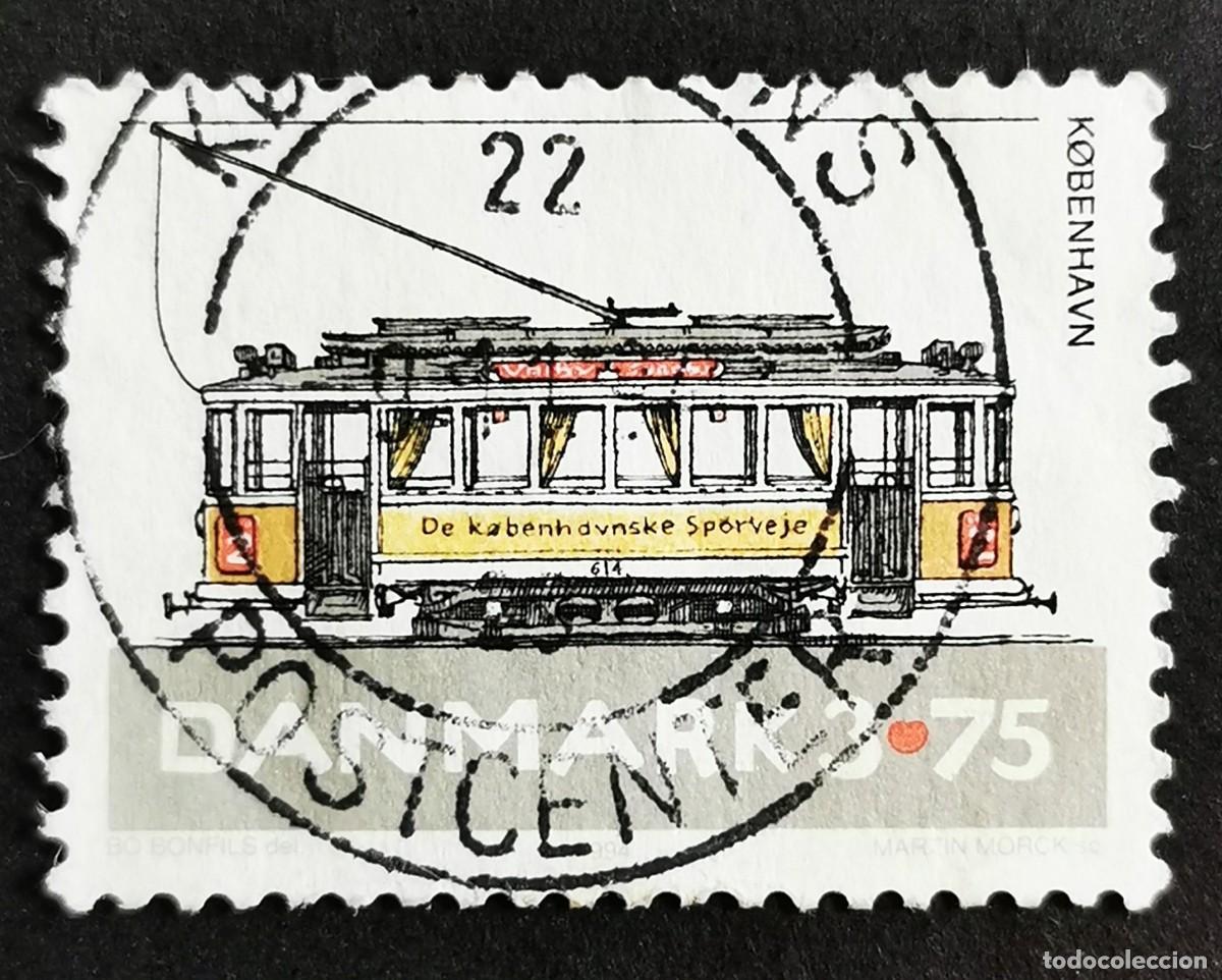 Sellos: Sello Dinamarca 1994, Tranv&iacute;a n&ordm; 2 de Copenhague (1911) , 3.75 dkr. Michel: DK 1080