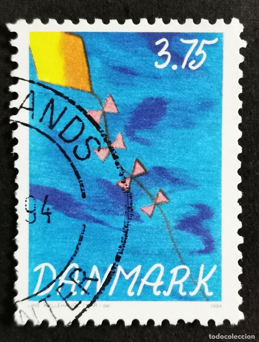 Sellos: Sello Dinamarca 1994, Cometa - Concurso de dise&ntilde;o de sellos infantiles, 3.75 dkr. Michel: DK 1084